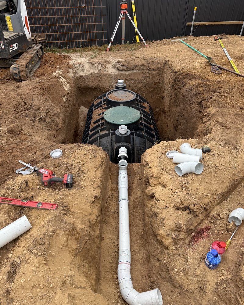 Underground Tank Install — CHB Plumbing and Gas